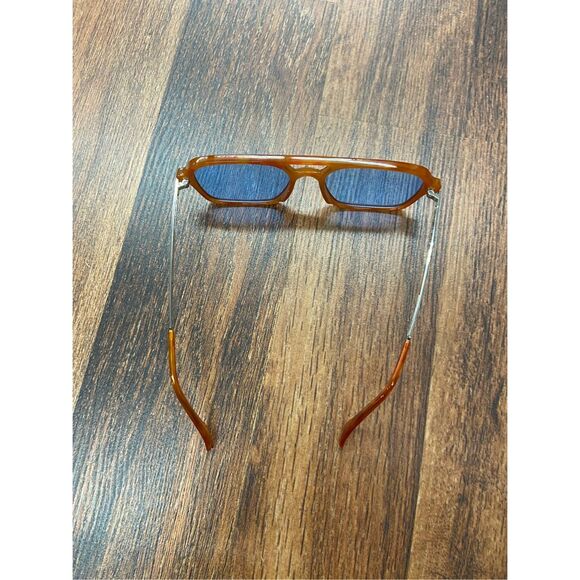 Adult's Brown Irish Shamrock Adult Fashion Nomad Sunglasses One Size - Picture 2 of 3